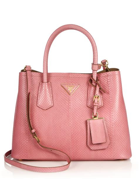 prada double bag pink|prada香港官網.